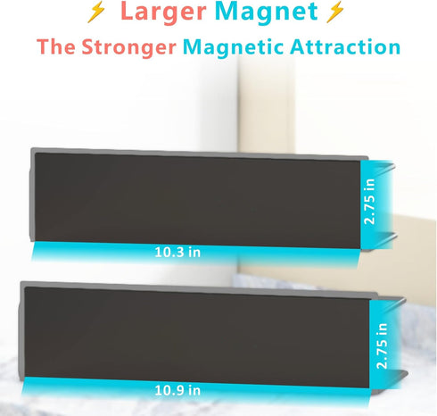4 Pack Magnetic Spice Rack For Refrigerator, Magnetic Fridge Shelf For Kitchen, Magnetic Shelf For Fridge Space Saving