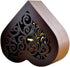 WESTONETEK Vintage Heart Shaped Wood Carved Musical Box Gift for Christmas, Birthday, Valentine's Day - You are My
