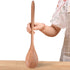 Big Wooden Spoon for Cooking, 17-Inch Kitchen Serving Scoop for Big Pot, Heavy Food Service Spoon