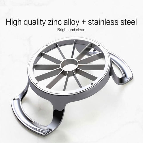 ELECTROEEL Premium Apple Slicer, Upgraded 12-Blade Extra Large Stainless Steel Cutter, Corer, Peeler for 4 Inch Apples