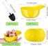 48 Set 8 oz Gejoy Yellow Helmet Snack Ice Cream Construction Hard Hats Bowl Mini Sundae With Novelty Disposable Plastic