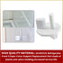4 Pack 241993101 Crisper Shelf Cover Support, Refrigerator Shelf Support Replacement for Frigidaire Refrigerators