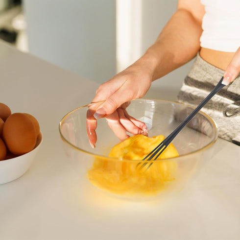 3 Pcs Tiny Whisk, Multifunctional Small Whisks for Cooking, Mini Whisk for Blending, Whisking, Beating Ingredients