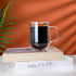 16 OZ, Set 2 Double Walled Glass Coffee Mugs Borosilicate Glass Coffee Cups of with Spoons, Insulated Clear Coffee Mug