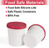 Set 2 (1 DUNCHATY Ice Cream Containers for Homemade Ice Cream, BPA-Free Reusable Freezer Storage Tubs with Airtight