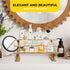 3 Stand3 Tier1Pack CROISSANT Bamboo and Wood Tier Cupcake Stand, Food Display Risers for Party , Statues and Lego