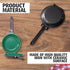 Killer's Instinct Outdoors Double-Sided Frying Pan - Non-stick, Easy-to-Clean with Flip Design