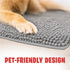 16" 24" MudGuard Mat Dog Door Mat for Muddy Paws, Super Absorbent Microfiber, Non-Slip Indoor Mat, Quick Dry Chenille