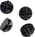 40 Pieces Plastic Storage Cube Connectors, Wire Cube Connectors for Modular Closet Storage Organizer (Black)