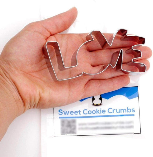 LOVE Sign Cookie Cutter, Premium Food-Grade Stainless Steel, Dishwasher Safe