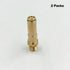 MENSI Gas Fryer Nozzle Orifice Replacement Parts, Size 0.043" Holes, 1/4" NPT Male Thread, 2 Packs