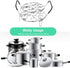 Stackable Egg Steamer Rack, BiaoGan Egg Cooking Rack with Heat Resistant Silicone Handles for Instant Pot