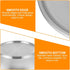 Kichvoe Stainless Steel Pizza Pan, 8 Inch Round Baking Sheet, Crisper Pan for Pizza Pie