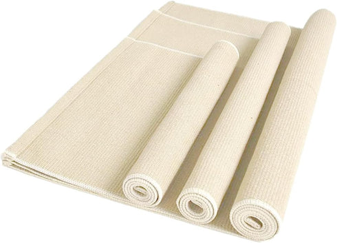 Montessori Materials Children Playing Mat - Pure Cotton Working Rug for Toddlers (17"×27", Beige)