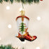 Old World Christmas Cowboy Glass Blown Ornaments Tree Pioneer Collection