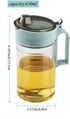 TENTA KITCHEN Olive Oil Vinegar Syrups Bottle Dispenser - 650ml Glass with No Drip Spout