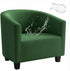 NICEEC Green Club Chair Cover Spandex Stretch Barrel Chair Slipcovers Water Repellent