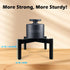 10"-16" 1 Pack) Heavy Duty Adjustable Metal Plant Stand for Plant Pot Indoor & Outdoor (Black