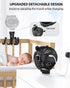 Portable Mini Stroller Fan, Battery Operated Small Clip on Fan, Detachable Flexible Tripod Baby Fan with 3 Speed for