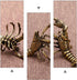 Kisangel Brass Lobster Figurine Feng Shui Statue Wealth Good Luck Sculpture Archaize Artware Chinese Tea Pet Nautical