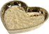 Pampa Bay Love is in the Air Medium Heart Dish, Gold