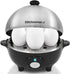 Elite Gourmet EGC-508 Rapid Egg Cooker - 7 Easy-To-Peel Hard, Medium, Soft Boiled Eggs, Poacher, Omelet Maker, Auto