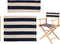 Cansybil Director Chair Replacement Polyester Fabric Seat Cover Foldable Directors Chair Cover Kit
