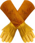 X-Small Yellow Thornproof Garden Gloves for Women and Men