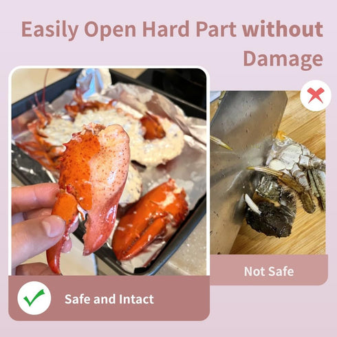 4Pcs Crab Crackers and Tools Multicolored Crab Leg Crackers Tool Efficient Lobster Crackers Portable Seafood Crackers
