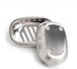 IMEEA Silver Soap Dish, SUS304 Stainless Steel Brushed Bathroom Soap Holder with Drain