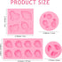Silicone Fruit Snack Molds, 3D Strawberry Lemon Fondant Baking Molds, Mini Pineapple Grape Chocolate Molds for Cake Decoration Cupcake Topper Cookie Candy Soap DIY Craft Clay Resin