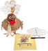Turkey On The Table Thanksgiving Activity for Kids and Families (Includes Book, Turkey, Pen, & 13 Double Sided Feathers)