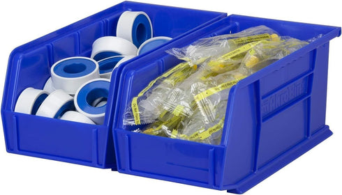 30230 10.5 5.5 5"H, 12-Pack Akro-Mils AkroBins Plastic Storage Bins, Space-Saving Stackable Bins for Garage, Pantry