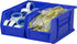 30230 10.5 5.5 5"H, 12-Pack Akro-Mils AkroBins Plastic Storage Bins, Space-Saving Stackable Bins for Garage, Pantry