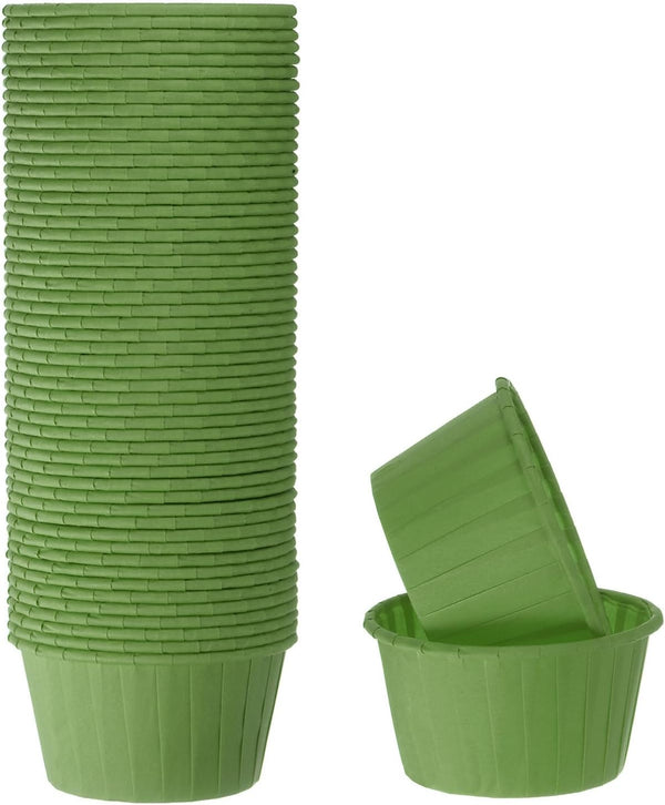 50Pcs Standard Size Cupcake Baking Cups, 3.5oz Greaseproof Disposable Wrappers for Wedding Birthdays Christmas