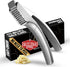 No Peeling Required Garlic Press Stainless Steel with Detachable Handle for Coarse