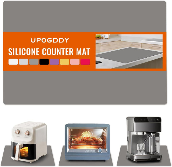 Silicone Counter Mat, Countertop Protector Mat, Large Silicone Mats for Bottom of