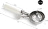 34745 Commercial-Grade 18/8 4.67 oz, 6, New Star Foodservice Thumb Press Food Disher/Ice Cream Scoop, Stainless Steel