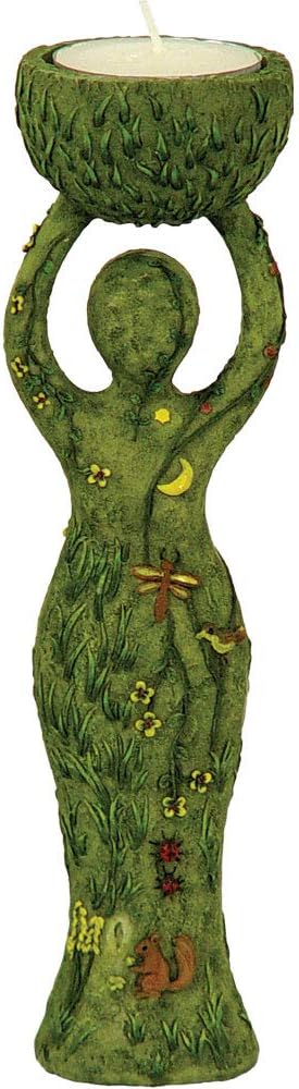 VERSAINSECT International Polyresin T-Light Holder, Nurturing Goddess (32438)