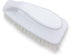 SPARTA Scrub Brush with Iron Shaped Handle, Heavy Duty Stiff Bristles for Kitchen, Bathroom, Tile, Sink, 6 Inches, White