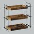 Counter 3-Tier Counter, Bathroom Organizer, Wood Spice Rack Organizer for Kitchen Vanity Skincare Organizers Shelf