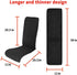 MAXCOM Foldable & Washable Fabric Heated Seat Cushion with Temperature Control & Timer - Whole Back Heating