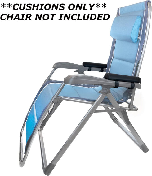 Original Zero Gravity Chair Cushion for Arm Rest: Folding Antigravity Recliners, Outdoor and Lawn Loungers, Reclining