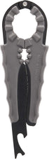 Jokari Multi Bottle Opener, 3 in 1 Easy Grip Lid Opener for Jars, Bottles, and Cans, Black