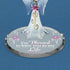 Glass Baron Angel 'I'm Blessed' - Angel Heart Figurine, White, Pink, Clear - Modern with Mirrored Base