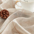Topick Beige Sheer Leaf Curtain Kitchen Valance for Windows, Leaf Embroidered Voile Small Curtain 16 Inch