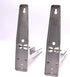 Retractable Foldable Stainless Steel Microwave Oven Rack, Wall Mounted Stand Holder with Two Hooks