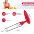SCHVUBENR Premium Apple Corer Tool - Easy to Use and Clean - Sturdy Apple Core Remover with Sharp Serrated Blades