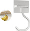 bussdis Banana Hook Under Cabinet Silver - Adhesive Banana Hanger Under Counter,