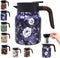 TBHAPY Vintage Floral Pattern Tea Pots Built-in Infuser,Vintage Floral Teapot with Built In
